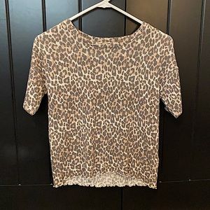 American Eagle leopard tee!